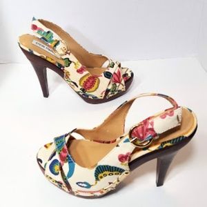 Steve Madden Peep Toe High Heels Sandals Size 6